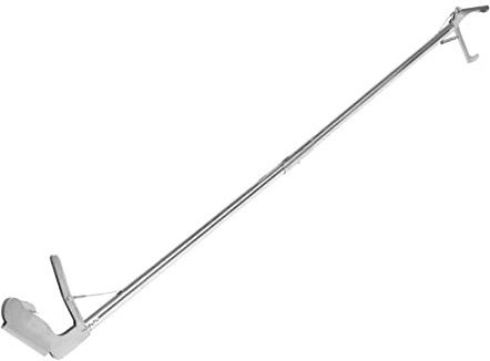 CVUTOVO Pinzas para Serpientes de Acero Inoxidable Plegables Diseño Antideslizante, 1,2 Metros de Longitud, Herramienta Segura para Manipulación en Jardín y Control de Reptiles
