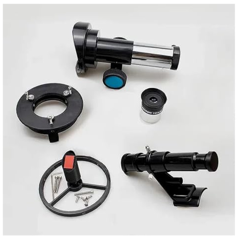 Telescopio Kit telescopio astronomico 160F1300 Set specchio primario Focheggiatore Oculare Cercatore Gruppo accessori(160F1300 5pcs Set B)