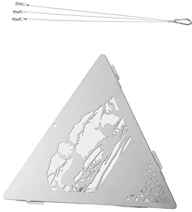 Milisten Réchaud Suspendu Réchaud De Barbecue Polyvalent Fil Acier Résistant Léger Et Compact