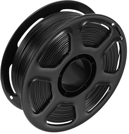 Anneome Petg Filament Hochpräzise Glänzend Schwarz Druckmaterial Kompatibel Vielseitig Robust für Drucker Anwender