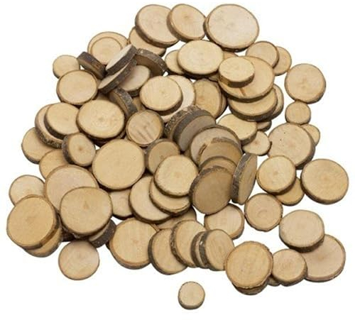 goki mittlers Astscheiben Set zum Basten ca. 200 Stück Holzscheiben by Holzzwerge