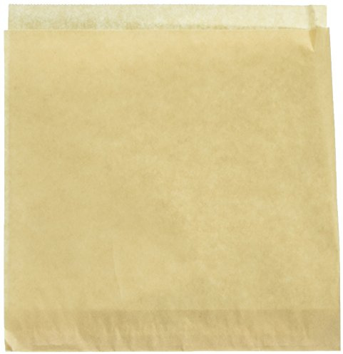 Bagcraft Papercon 300107 EcoCraft Paper Grease Resistant Dubl Open Bag, 6-3/4 Length x 7 Width, Natural (Case of 2000)