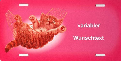 Schilderfeuerwehr Katzenschild mit Namen oder Spruch selbst gestalten und Bedrucken Lassen ✓ Katzen Zubehör und Artikel ✓