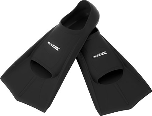 Aqua Speed HIGH TECH Kurze Trainingsflossen | Schwimmflossen | Schwimmtraining | Kurzflossen | Taucherflossen | Größen 33-46