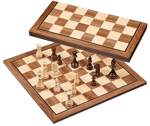 Philos 2505 - Schachset, Feld 50 mm, klappbar, Holz