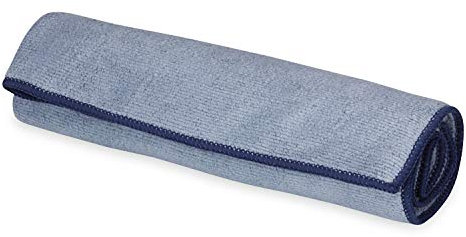 Gaiam Uni-Erwachsene 05-64187 Yoga-Handtuch, Blue Shadow (Active-Dry), Small