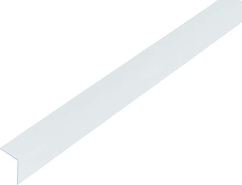 Alberts 499044 - Profilo angolare in plastica, trasparente, 1000 x 20 x 20 mm, set da 12 pezzi
