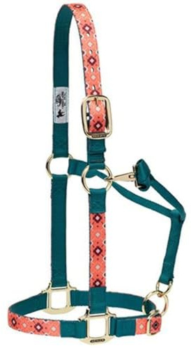 Weaver Equine Pferdehalfter, verstellbar, gemustert, Nylon