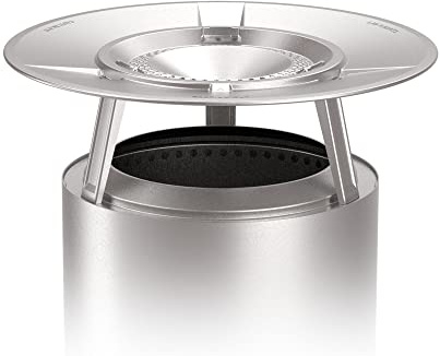 Solo Stove Ranger Wärmeverteiler für Feuerschale | Mit 3 abnehmbaren Füßen, Zubehör für Ranger Feuerstelle, Effiziente Wärmeverteilung, Edelstahl, Maße (HxØ): 24,1 x 51 cm, 2,3 kg