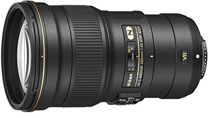 Nikon NIKKOR AF-S 300mm f/4E PF ED VR, Telebiettivo FX, baionetta F-Mount NIKKOR, Phase Fresnel, Nero [Nital Card: 4 Anni di Garanzia]