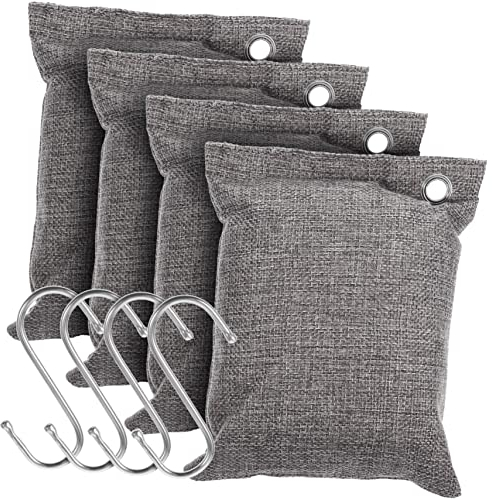 Beatifufu 1satz Bamboo Bags Luftreinigung Aktivkohlebeutel Für Zuhause Auto Und Entfernt Gerüche Und Feuchtigkeit Natürliche