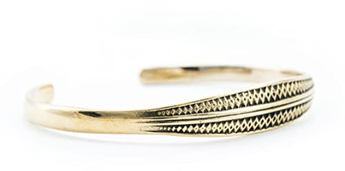 Windalf Armreif KYLAN Ø 5.9 cm Wikinger Armschmuck Antik Bronze