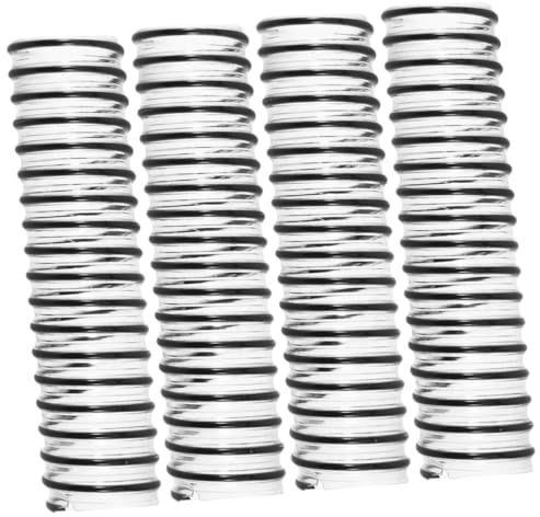 Cabilock 4pcs Vacuum Cleaner Connect Tube Flexible Hose Compatible Waste Pipe for Vacuum Cleaner Part Fits Drainage Rods