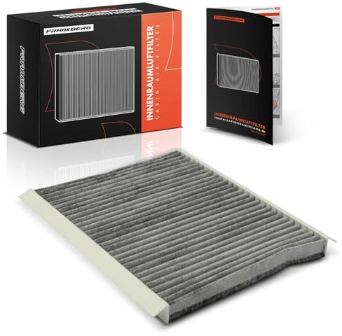 Frankberg Innenraumfilter Pollenfilter mit Aktivkohle 0071736776 | Kompatibel mit Bravo II 198, iX20 JC, Venga YN, Stilo 192, Delta III 844, Stilo Multi Wagon 192