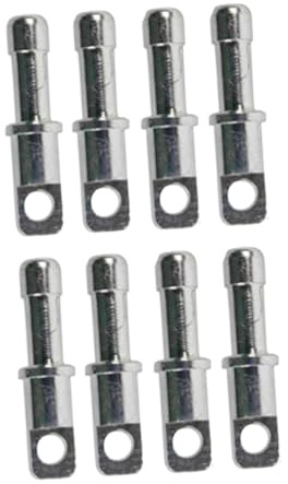 QSTDGVPW Endstopfen für Zeltstangen, Männliche Spitzen, Kompatibel mit 8,5 Mm/0,33 Zoll Aluminiumstangen, 8er-Packung
