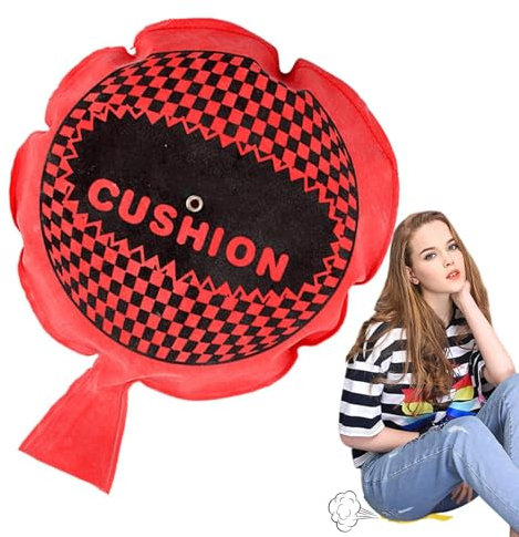 Genérico Cojín Whoopee, 16/20/25 Cm Divertida Almohadilla De Pedo De Esponja, Sonidos De Broma De Pedo Inflable Matador De Ruidos, Colección De Bromas Clásicas De Pedos Juguetes, para Niños Y Adultos