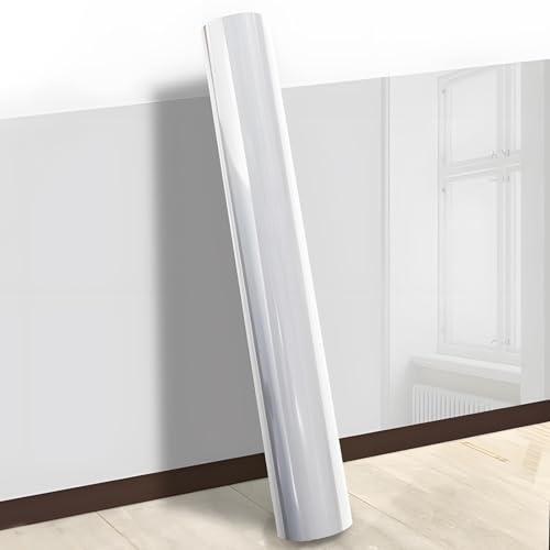4 Rollos de Protector Pared, Vinilo Transparente Protector Pared, 40 * 200 Cm, Adhesivo Electrostático, Resistente a Manchas y Salpicaduras, Apto para Cocinas, Muebles, Oficinas y Escuelas