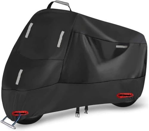 Motorrad Abdeckplane für CRF 1000L Africa Twin (2015 2016 2017 2018 2019), Motorradabdeckung Motorcycle Garage Wasserdicht Outdoor Motorrad Garage Plane Abdeckung