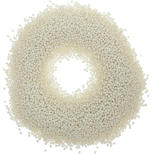 HEMOTON Pellets Adhesivos Termofusibles de Pvc Blanco para Muebles y Puertas, Gránulos de Pegamento Caliente Resistentes al Desgaste Alta Eficiencia, 1000g