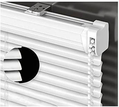 QWEASDF Alu Jalousie,Aluminium Jalousette,Schalusie Aluminium Lamellen Rollo,Viele Größen Und Farben,Wand- Und Deckenmontage,Sichtschutz, Lichtschutz, Blendschutz,W50xH80cm/20x32in