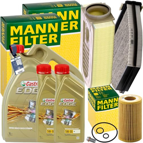 BandelOne enthält Mann Inspektionspaket+7L M 5W-30 Öl passend für W204 W212 GLK