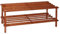 Tradineur - Scarpiera in legno - 2 altezze - Mobile in legno - Scaffale multiuso - Supporto per scarpe due altezze, corridoio, ingresso - 29 x 63 x 26 cm - Colore: ciliegio.