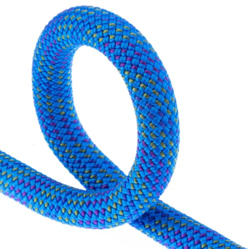 FIXE - Corda da arrampicata sportiva 9,6 arancione - Corda semplice dinamica da arrampicata - Diametro 9,6 mm, 60 m- Blu - Poliammide - Corda per arrampicata sportiva, arrampicata indoor