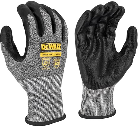 DEWALT DPG575 - Guante de espuma de nitrilo A3 resistente a cortes para trabajo al aire libre, construcción y uso general, talla 2X
