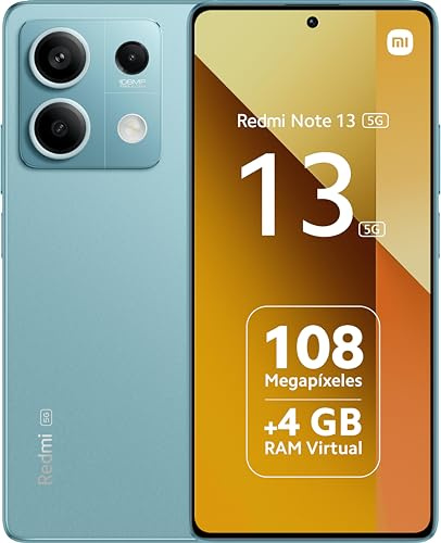 Xiaomi Redmi Note 13 5G, 8/256 GB, Ocean Teal - Unlocked (Reconditionné)