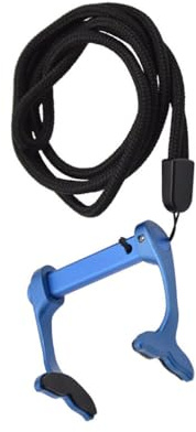 Zanthicia Nasal Clips Sporting Equipment Diving Accessories Pool Accessories Adjustable High-Strength Anti-Lost Rope Metal Clamp, Blue