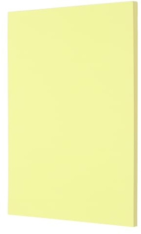 QUARKZMAN Papier Cartonné A5 5.8 x 8.3, 92 Lb/250gsm, Papier Cartonné Uni pour Arts & Artisanat du Nouvel An, Invitations, Cartes de Vœux, Étiquettes Cadeau, Jaune, 20Pcs