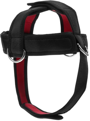 HAKIDZEL Arnés para Entrenamiento de Cabeza y Cuello Correa de Alta Resistencia y Gorro Pesas, Herramienta para Ejercicios de Cuello en Entrenamiento Físico