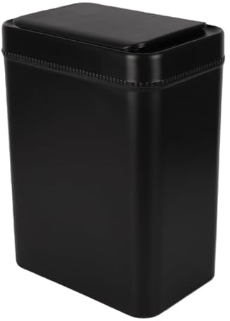 Bote de Basura de Baño Inteligente sin Contacto Diseño Sellado para Prevención de Olores con Modo de Sensor de Onda, Contenedor de Basura Automático de 16L para Cocina, Oficina, Sala de