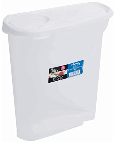 Cuisine 5ltr Cereal Dispenser White Lid - 12396