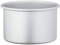 Decora 0062611 Moule Professionnel Aluminium ANODISE' Rond Ø CM 15 X 10 H, Argent/Noir, 15 x 10 cm