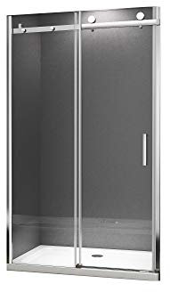 BuyLando.Shop [Typ-Viktoria] 150x195cm 8mm Nischdörr - Nischduschkabin - Skjutsystem - ESG - klart glas - variationer
