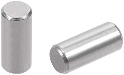 sourcing map 20stk. Dübelstift 304 Edelstahl Holz Silberton 6mm x 14mm | Etagenbett Dübelstifte Regalheringe Stützregale