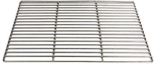 Massiver Grillrost 48 x 48 cm aus Edelstahl 6 mm rostfrei und elektropoliert
