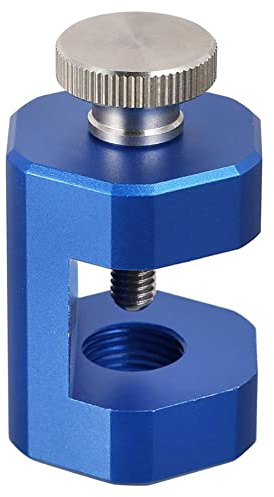 CENPEK 14mm Universelles Präzisions-Auto-Zündkerzen-Gap-Werkzeug, Billet-Aluminium-Zündkerzensattel-Gewinde-Zündkerzen (Blau)