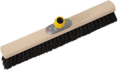 Novaliv Besenkopf Rosshaar Mischung 60 cm I Besen ohne Stiel weiche Borsten I Feinstaubbesen Großraumbesen Kehrbesen