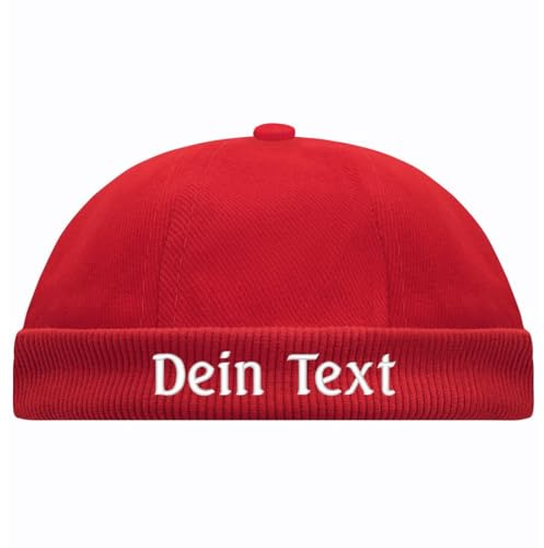 Nashville print factory Biker Cap Bestickt mit Wunschtext – Docker Cap/Fischer Mütze personalisiert | Trucker Cap Stickerei Streetwear Geschenk Chef Cap