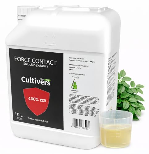 CULTIVERS Savon potassique écologique 10 L. Super concentré. Agit par contact. Super concentré. Utilisations multiples. Protection 100 % naturelle pour vos plantes. Améliore les défenses des plantes