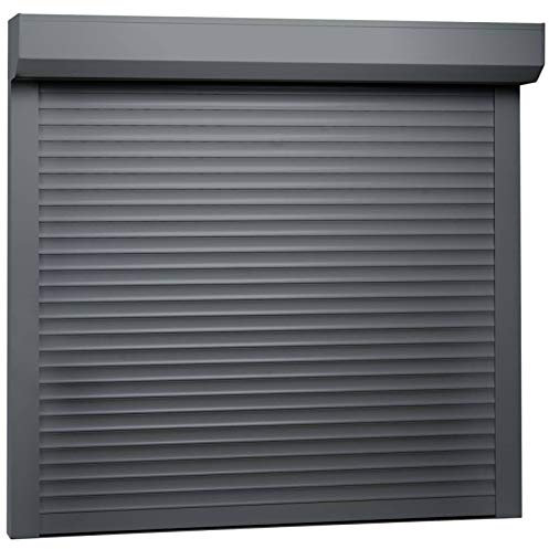 SHUJING Store enrouleur en aluminium 160 x 150 cm anthracite, volet roulant en aluminium, store enroulable robuste, durable