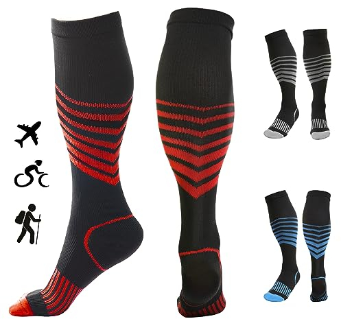 Kreori sport kompressionsstrümpfe herren lang trombosestruempfe herren flug medizinisch sport stützstrümpfe herren flug medizinisch