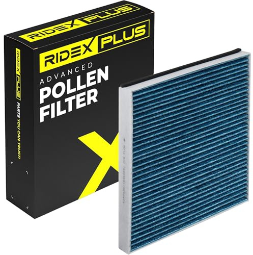 RIDEX PLUS 424I0502P Innenraumfilter Pollenfilter Aktivkohlefilter Höhe: 36 Breite: 202 Länge: 257 Kompatibel mit FORD FOCUS III Turnier Kuga Mk2 DM2 FOCUS III Transit Custom V362 Kastenwagen FY, FZ