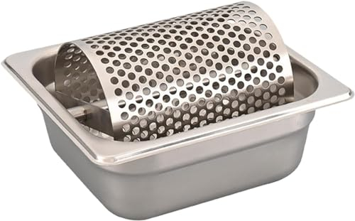 EdirFtra Edelstahl Butterrolle, glattes und abnehmbares Butterspenderrad, geeignet für Haus, Restaurant, Grill, Brot