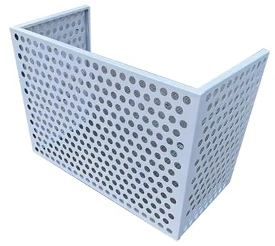 Aluminium-Klimaanlagen- Und Wärmepumpenabdeckungen, Klima Splitgerät， Outdoor Sonnenschutz Abdeckung, Klimagerät Schutzgitter， Geeignet Für Externe Klimageräte(99 * 50 * 66.5cm/39 * 19.6 * 26in)