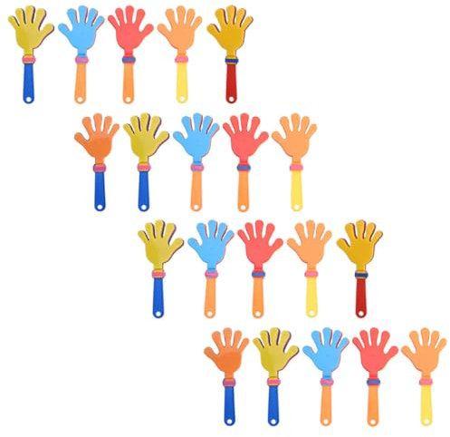 Yardwe 20stücke Handklatscher Aus Kunststoff Lustige Begeisterungs-Requisite Für Junge Mädchen Party Spiel Zubehör Einfach Zu Handhaben Für Geburtstage Und Feiertagspartys