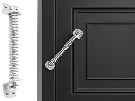 Garden Mile Heavy Duty 10 Adjustable Garden Gate Spring Closer Self Closing Gate Spring Hardware Metal Springs Closure for Light & Heavy Duty Wooden Gates, Door Fence & Garden Gate Closer