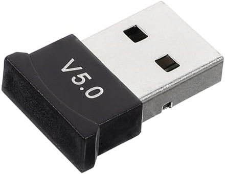 Vaguelly USB 2.0 Funkadapter 5.0 Dual Mode Empfänger und Sender für Laptop und Computer Kunststoff Unterstützt Dun/pan Kabelloser Anschluss für Maus und Tastatur Zufällige Farbe